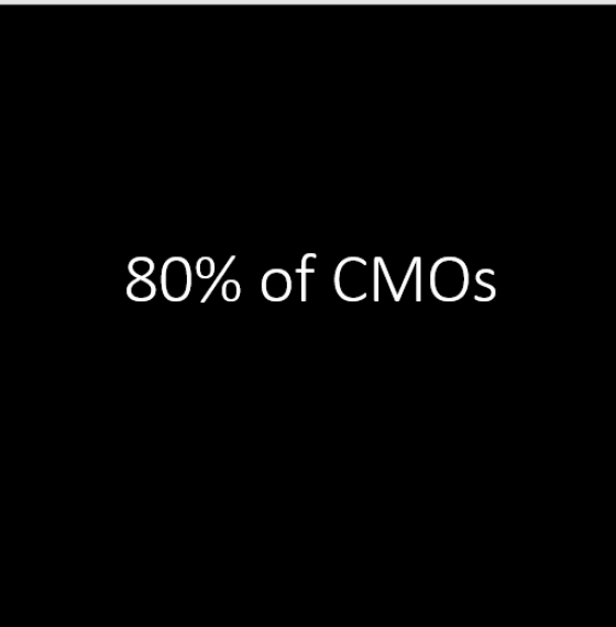 80% of CMOs seek first party data