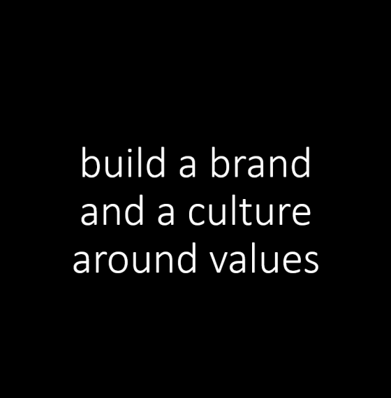 64% of B2B purchasers seek out shared values