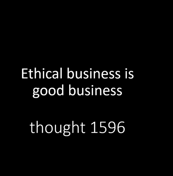 Why bother with ethics?