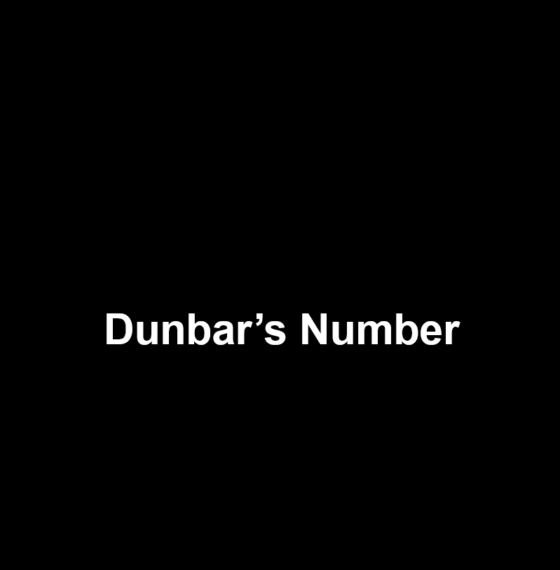 DUNBAR’S NUMBER