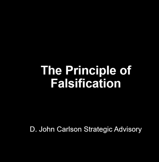 PRINCIPLE OF FALSIFICATION