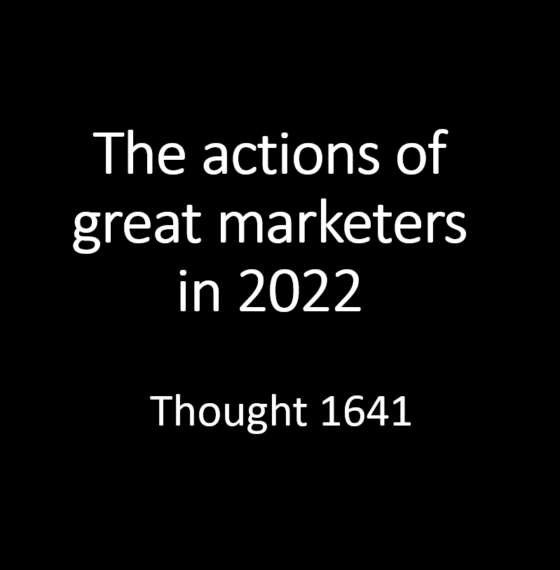 GREAT MARKETERS IN 2022 – REPLACE HARD FACTS WITH ENGAGING STORIES.