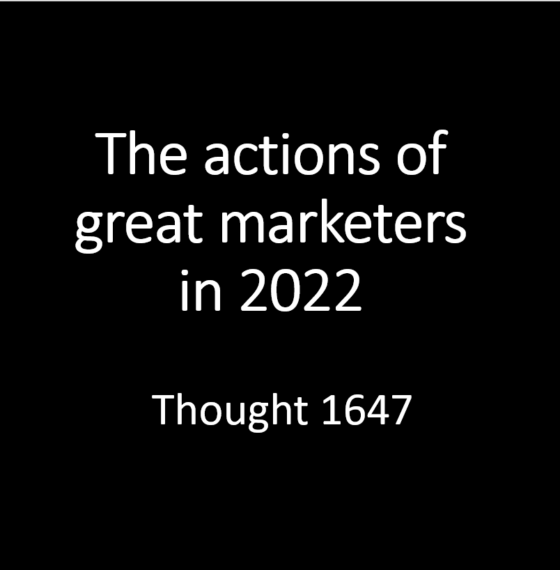 GREAT MARKETERS IN 2022 – BUILD THEIR BRAND WITH PEOPLE – NOT GURUS.